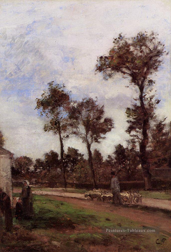 louviciennes Camille Pissarro paysage Peintures à l'huile